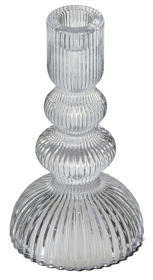 Adriana - Ljusstake, H 18 Ø 9,5 cm - Vit