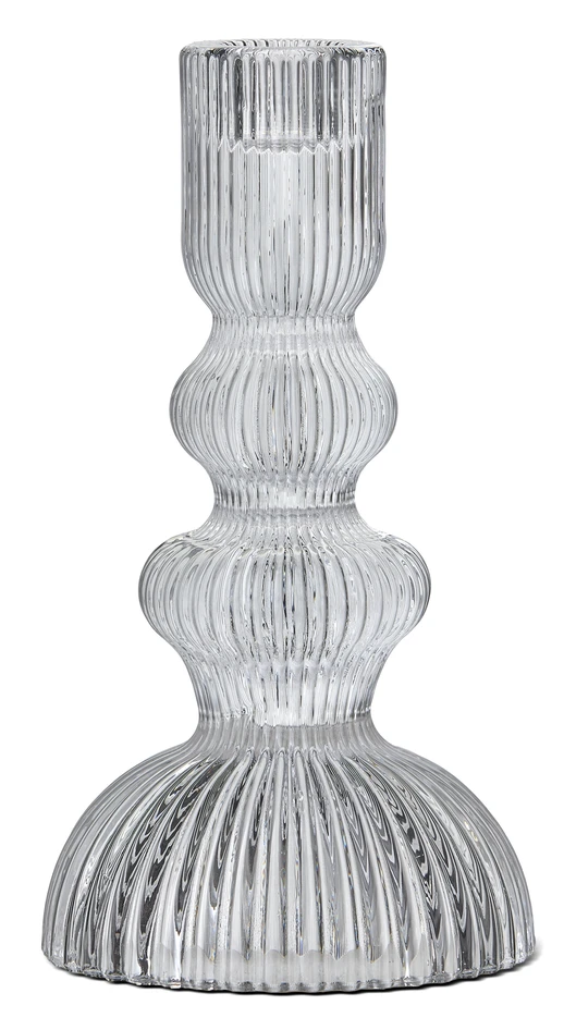 Adriana - Ljusstake, H 18 Ø 9,5 cm - Vit
