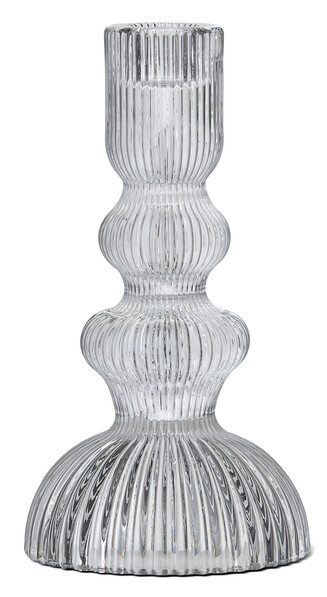 Adriana - Ljusstake, H 18 Ø 9,5 cm - Vit
