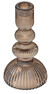Adriana - Ljusstake, H 18 Ø 9,5 cm - Brun
