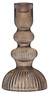 Adriana - Ljusstake, H 18 Ø 9,5 cm - Brun