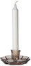 Daisy - Ljusstake, H 4,7 Ø 11,5 cm - Brun