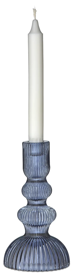 Adriana - Ljusstake, H 18 Ø 9,5 cm - Blå