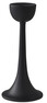 Loke - Ljusstake, H 17,7 Ø 8 cm - Svart