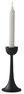 Loke - Ljusstake, H 17,7 Ø 8 cm - Svart
