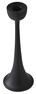 Loke - Ljusstake, H 23 Ø 8 cm - Svart