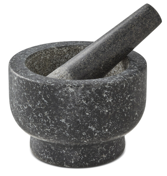 Adam - Mortel, H 10 Ø 15 cm - Grå