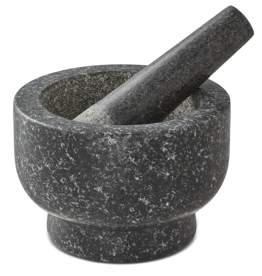 Adam - Mortel, H 10 Ø 15 cm - Grå