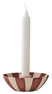 Trixie - Ljusstake, H 4 Ø 12cm - Röd