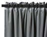 Velvet - Gardin, 140x300 cm, 2-pack - Grå