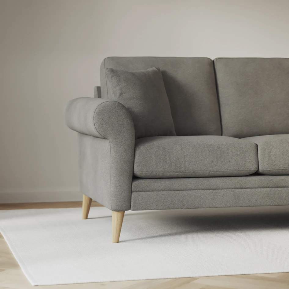 Eden - 2,5-sits soffa svängd - Grå