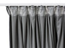 Velvet - Gardin, 140x300 cm, 2-pack - Grå