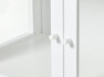 Tova - Vitrinskåp 2 dörrar, 179x37x81 cm - Vit