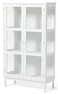 Tova - Vitrinskåp 2 dörrar, 140x37x81 cm - Vit