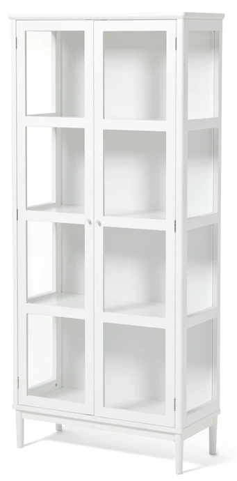 Tova, Vitrinskåp 2 dörrar, 179x37x81 cm