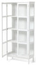 Tova - Vitrinskåp 2 dörrar, 179x37x81 cm - Vit