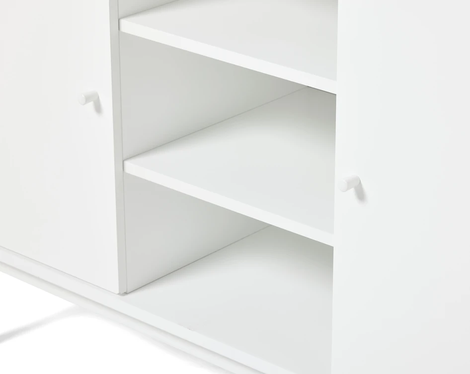 Tova - Skänk, 114x40x80 cm - Vit