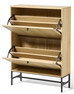 Tino - Skoskåp, 2 lådor 72x25x101 cm - Beige