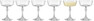 America '20s - Cocktailglas, H 14 Ø 10,5 cm,  27,5 cl, 6-pack - Vit