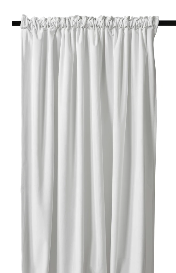 Velvet - Gardin, 140x250 cm, 2-pack - Vit