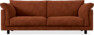 Cherrie - 3-sits soffa, fast klädsel - Orange