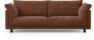 Cherrie - 3-sits soffa, fast klädsel - Orange