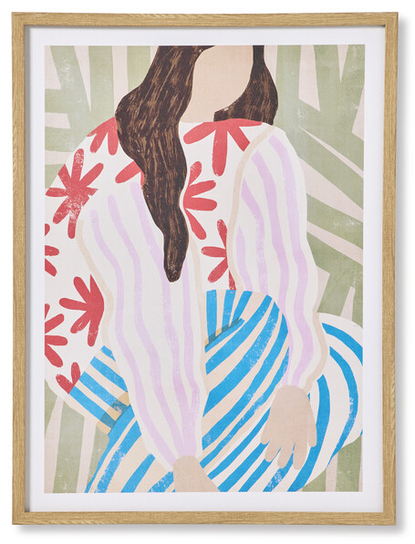 Stripes - Tavla, 45x60 cm - Flerfärgad
