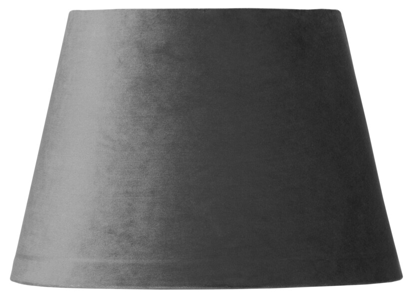 Velvet - Lampskärm, Ø35 H24 cm - Grå