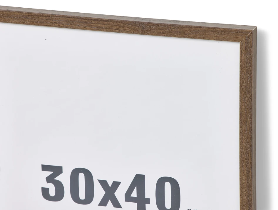 Folke - Ram, passar till bildstorlek 30x40 - Brun