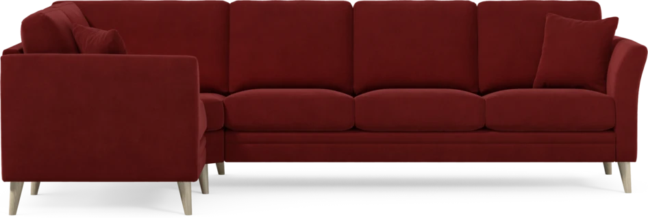 Eden - Hörnsoffa, 1+3-sits - Röd