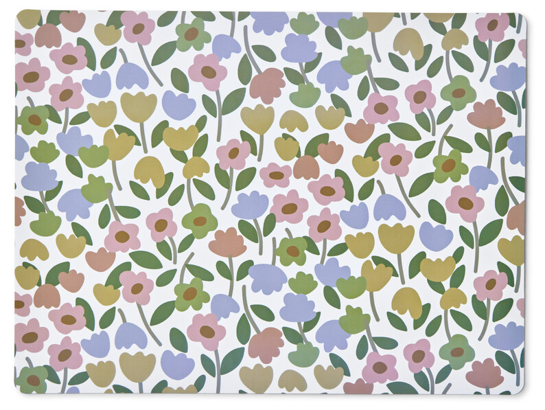 Petite Fleur - Tablett i plast, 30x40 cm - Flerfärgad