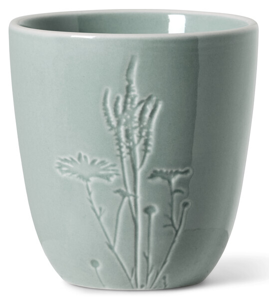 Iris - Mugg, H 7,3 Ø 7,7 cm, 18 cl - Grön
