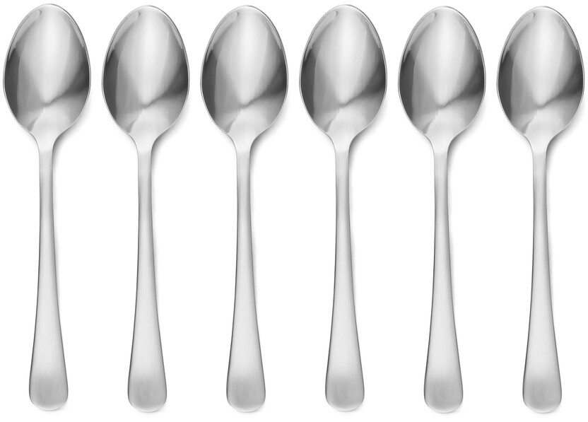 Classic - Tesked, L 15 cm, 6-pack - Grå