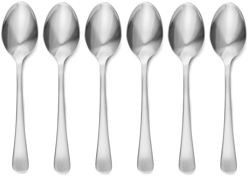 Classic - Tesked, L 15 cm, 6-pack - Grå