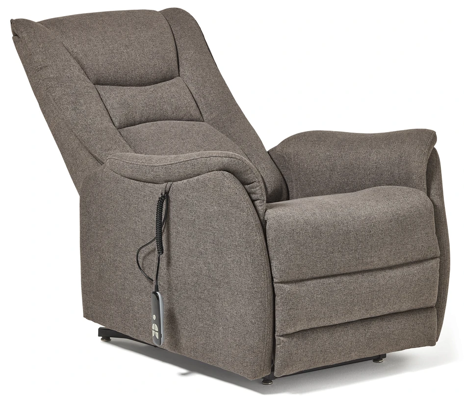 Elof XL - Recliner med lyfthjälp - Brun