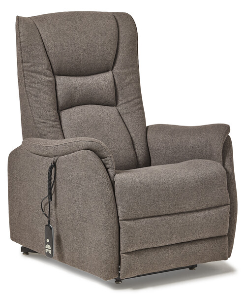 Elof XL - Recliner med lyfthjälp - Brun