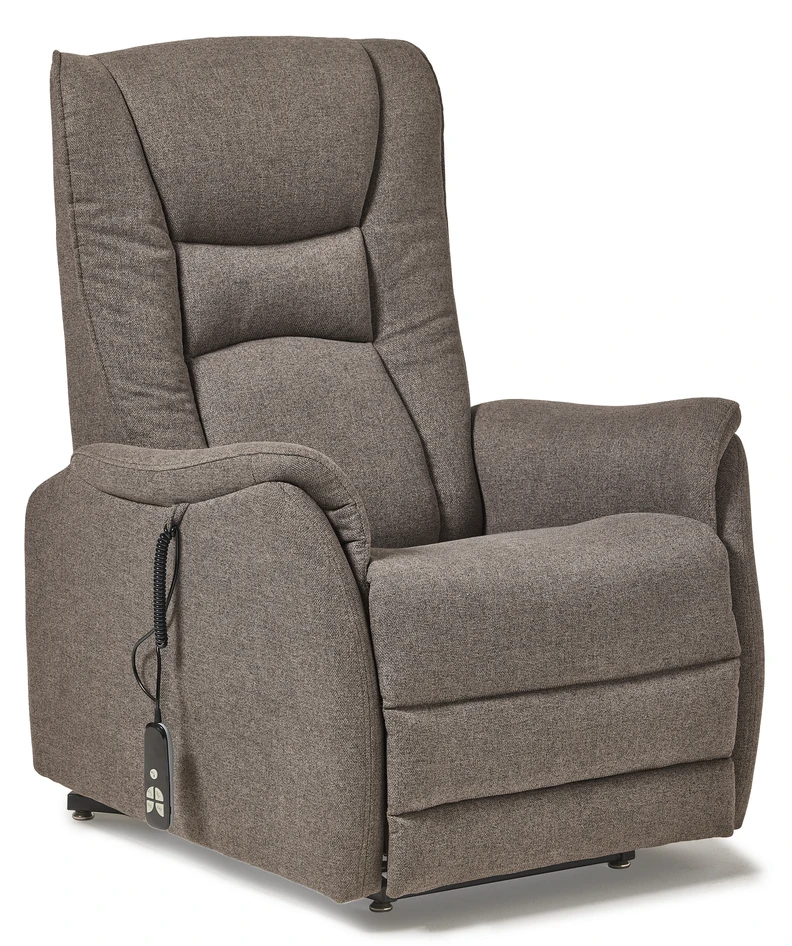 Elof XL - Recliner med lyfthjälp - Brun