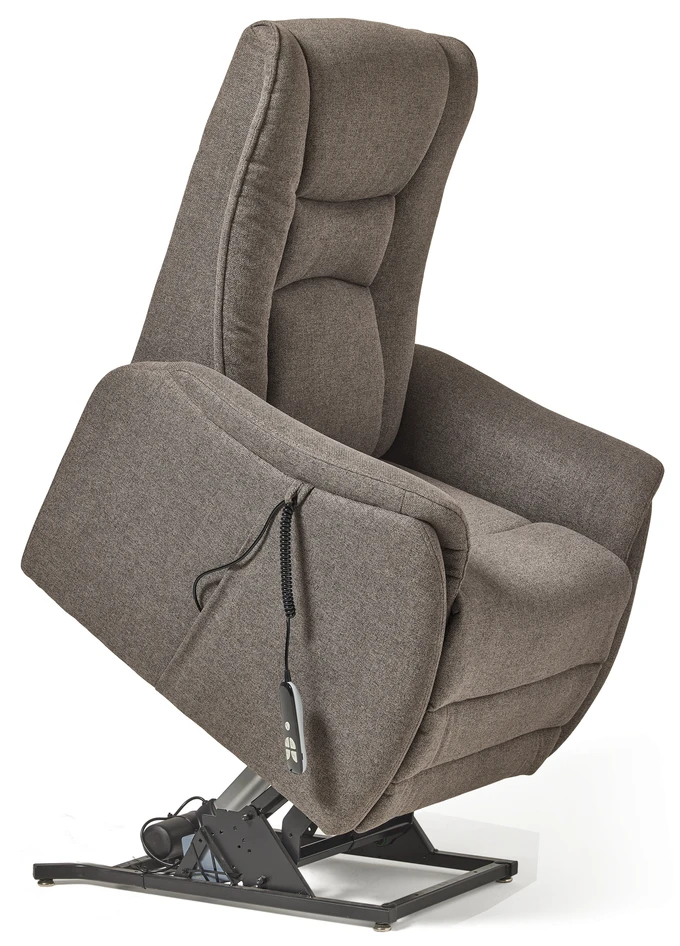 Elof XL - Recliner med lyfthjälp - Brun