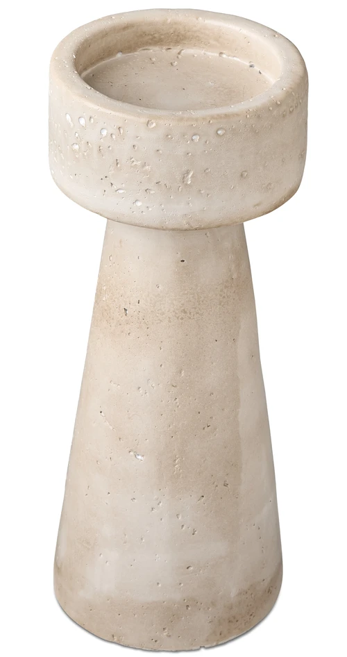 Olympia - Ljusstake, H 25 Ø 10 cm - Beige