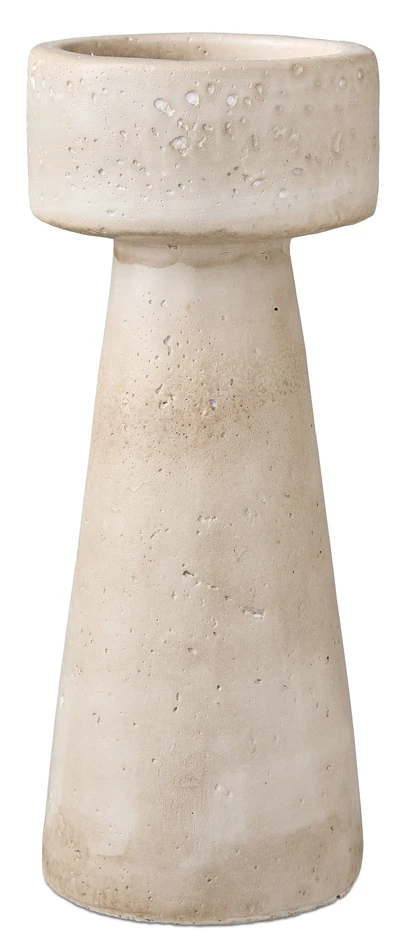 Olympia - Ljusstake, H 25 Ø 10 cm - Beige