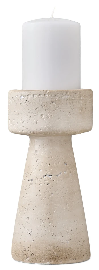 Olympia - Ljusstake, H 20 Ø 10 cm - Beige
