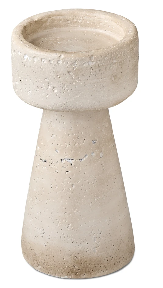 Olympia - Ljusstake, H 20 Ø 10 cm - Beige