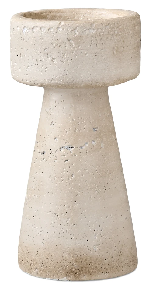Olympia - Ljusstake, H 20 Ø 10 cm - Beige