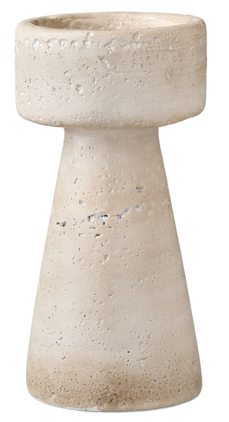 Olympia - Ljusstake, H 20 Ø 10 cm - Beige
