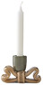 Bow - Ljusstake, H 9 B 6,4 L 13,5 cm - Grön