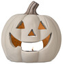 Pumpa - Ljuslykta, H29 Ø30 cm - Beige
