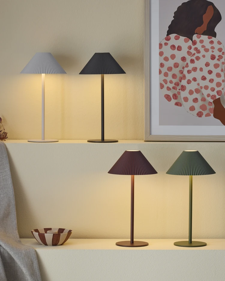 Ivy - Portabel bordslampa H28 Ø14,5 cm - inspiration