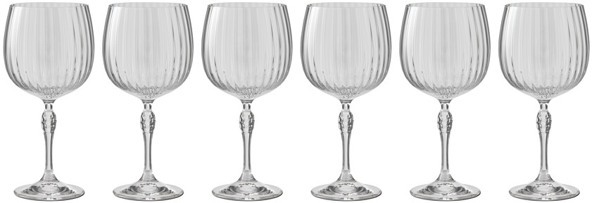 America ´20s - Glas, H 8 Ø 8,5 cm, 35 cl - Vit