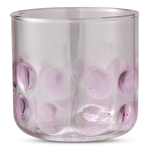 Dolly - Glas, H 8 Ø 8,5 cm, 35 cl - Rosa