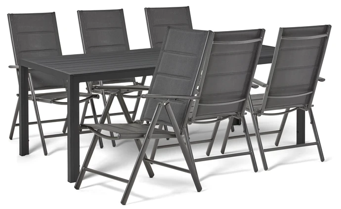 Village/Lazio, Utegrupp med bord och 6 positionsstolar